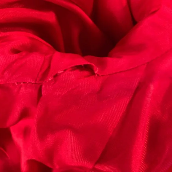 Vintage Evan Picone Red Button Up Blazer Dress Size 6 - Picture 11 of 16